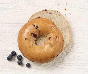 Panera Bread Blueberry Bagel